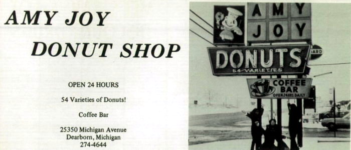 Amy Joy Donuts - Dearborn - 25350 Michigan Ave 2 - 1973